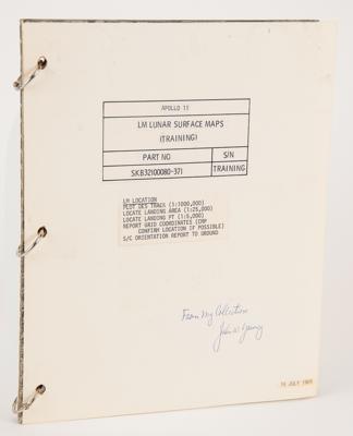 Lot #7096 Apollo 11 Training-Used LM Lunar Surface Maps - From the Personal Collection of John Young