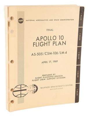 Lot #7082 Apollo 10 Final Flight Plan