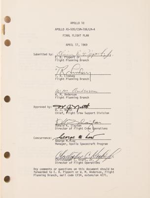 Lot #7082 Apollo 10 Final Flight Plan - Image 2