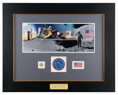 Lot #7181 Gemini 8, Apollo 9, and Apollo 15 Flown Artifact Display - From the Personal Collection of Dave Scott - Image 1