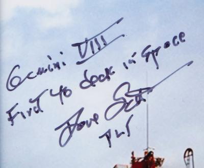 Lot #7181 Gemini 8, Apollo 9, and Apollo 15 Flown Artifact Display - From the Personal Collection of Dave Scott - Image 3