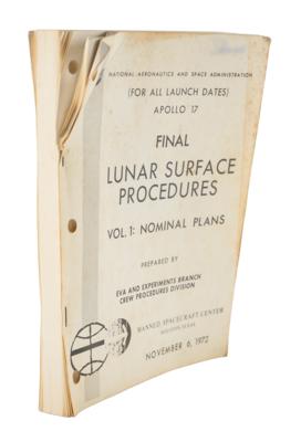 Lot #7212 Apollo 17 Lunar Surface Procedures