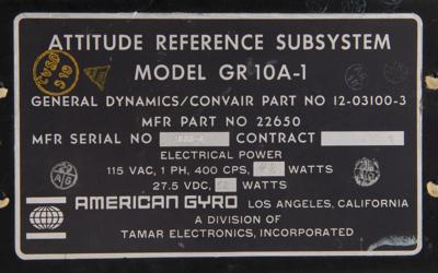 Lot #7337 Atlas Launch Vehicle Attitude Reference Subsystem Gyro - Image 7