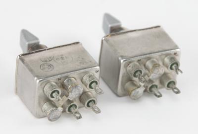 Lot #7252 Apollo CM Block II Klixon Toggle Switches - Image 2