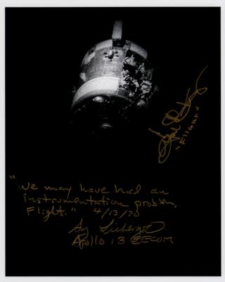 Lot #7135 Apollo 13: Kranz and Liebergot Signed