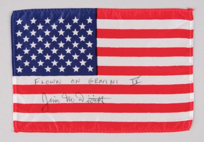 Lot #7033 Gemini 4 Flown American Flag - From the Personal Collection of Jim McDivitt