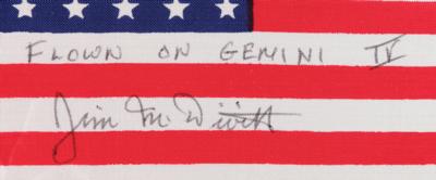Lot #7033 Gemini 4 Flown American Flag - From the Personal Collection of Jim McDivitt - Image 2