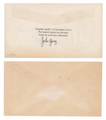 Lot #7195 Apollo 16 (2) Signed Covers - Image 2