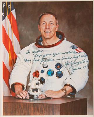Lot #7133 Apollo 13 Signed 'Launch Day' Cover and (3) Signed Photographs - Image 2