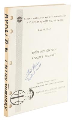 Lot #7065 Fred Haise Signed Apollo 8 NASA Manual - Image 6