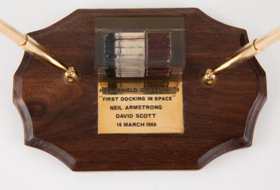 Lot #7031 Gemini 8 Flown Heatshield Pen Holder - Image 2