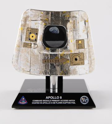 Lot #7062 Apollo 8 Command Module Hatch Engineer-Grade Model Signed by Frank Borman - Image 1