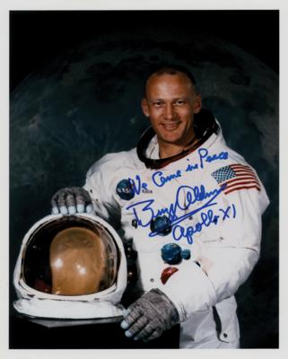 Lot #7108 Buzz Aldrin Signed Photograph