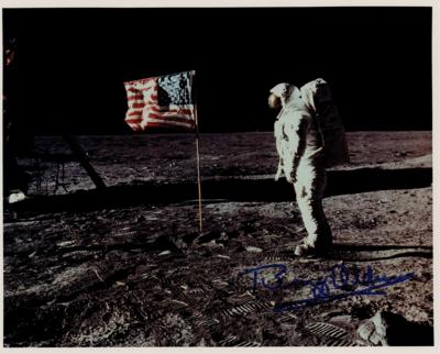 Lot #7109 Buzz Aldrin Signed Photograph