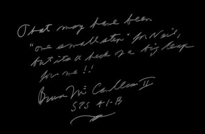 Lot #7296 Bruce McCandless Signed Oversized Photograph - Image 2