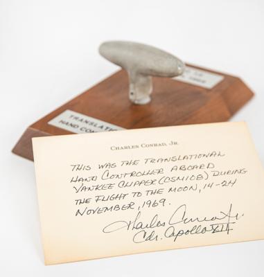 Lot #7116 Apollo 12 Flown Command Module Translational Hand Controller Grip - From the Personal Collection of Charles Conrad