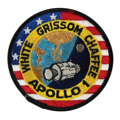 Lot #7050 Gus Grissom's Apollo 1 Crew Patch