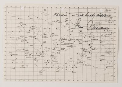 Lot #7203 Apollo 17 Lunar Surface Flown LM Star Chart and Star List - From the Personal Collection of Gene Cernan - Image 2