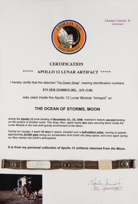 Lot #7115 Apollo 12 Lunar Surface Flown Tie-Down Strap - From the Personal Collection of Charles Conrad - Image 1