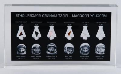 Lot #7023 Mercury Program Artifact Display [Attested as Flown by Florian Noller] - Image 2