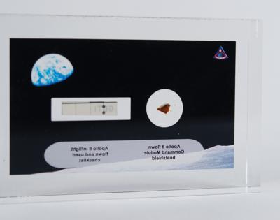 Lot #7066 Apollo 8 Heatshield and Checklist Fragments [Attested as Flown] - Image 4