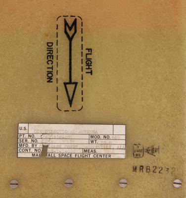 Lot #7242 Saturn V Instrument Unit Central Computer System (CCS) Directional Antenna - Image 4