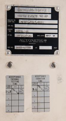 Lot #7234 Apollo CM Block II Master Events Sequence Controller - Image 3