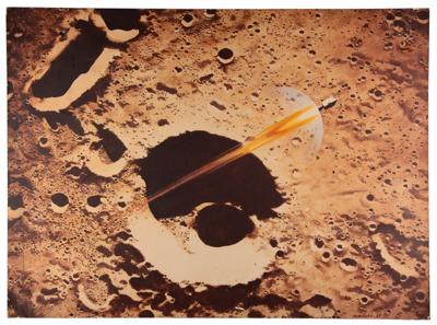 Lot #7073 Robert McCall Vintage 'Apollo 8 Coming Home' Photographic Print
