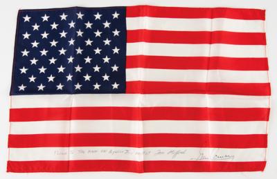 Lot #7083 Apollo 10 Flown Oversized American Flag - From the Personal Collection of Tom Stafford - Image 1