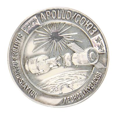 Lot #7287 Apollo-Soyuz Robbins Medallion - From the Personal Collection of Tom Stafford - Image 1
