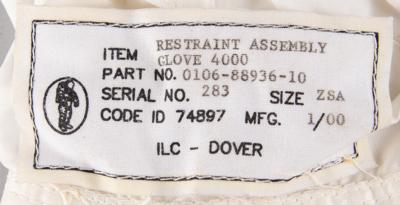 Lot #7307 Space Shuttle 4000 Series EMU Glove Restraint Assembly - Image 4