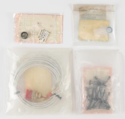 Lot #7259 Apollo Spacecraft Bolts, Cable, and Needle Bearing - Image 1