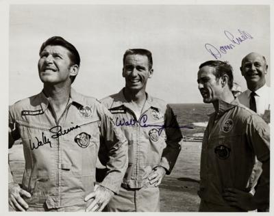 Lot #7053 Apollo 7 Signed Photograph - Image 1