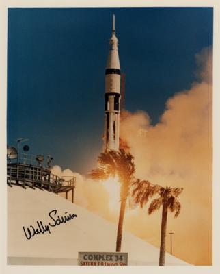 Lot #7061 Wally Schirra Signed Photograph - Image 1