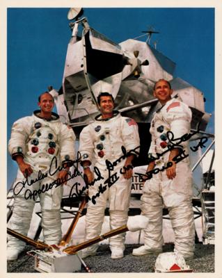 Lot #7121 Apollo 12 Signed Photograph