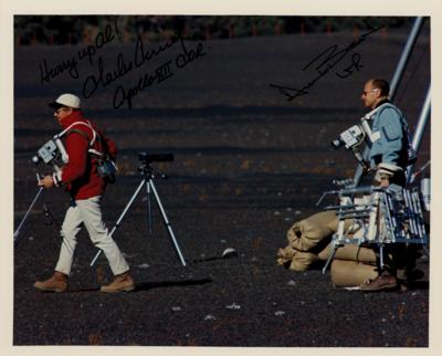 Lot #7126 Apollo 12: Charles Conrad and Alan Bean Signed Photograph