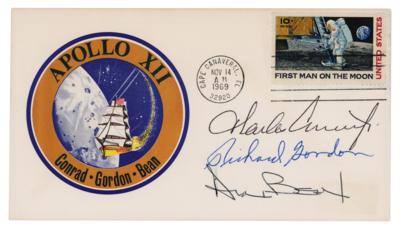 Lot #7122 Apollo 12 Signed 'Launch Day' Cover