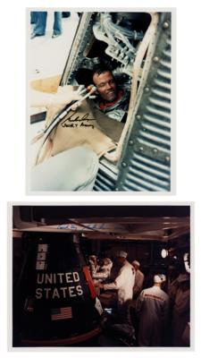 Lot #7015 Gordon Cooper (2) Signed Photographs - Image 1