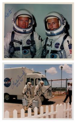 Lot #7043 Gemini 5 (2) Signed Photographs