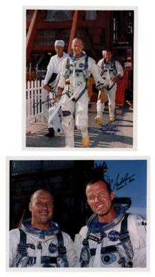 Lot #7044 Gemini 5 (2) Signed Photographs - Image 1