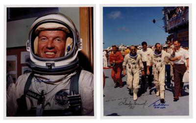 Lot #7046 Gemini 5 (2) Signed Photographs