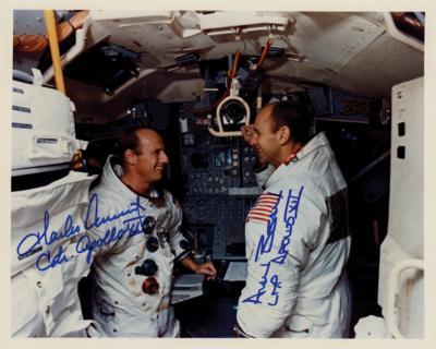 Lot #7127 Apollo 12: Charles Conrad and Alan Bean Signed Photograph