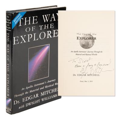Lot #336 Edgar Mitchell Signed Book - The Way of the Explorer - Image 1