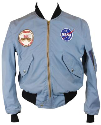 Lot #7026 Gordon Cooper's Gemini 5 Jacket with Rare '8 Days or Bust' Patch