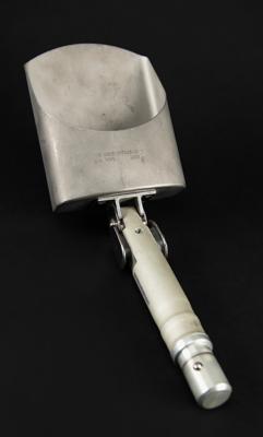 Lot #7197 Apollo 16 Lunar Surface-Used Moon Rock Scoop - From the Personal Collection of Charlie Duke - Image 1