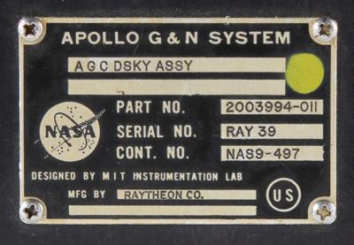 Lot #7241 Apollo Display and Keyboard Assembly (DSKY) - Image 4