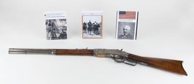 Lot #287 Winchester Model 1873 Special Order Short Rifle (Factory Engraved) - Image 10