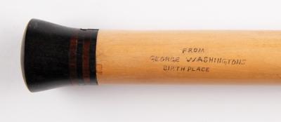 Lot #1 George Washington: Wooden Relic Cane by William A. Hutchinson - Image 2