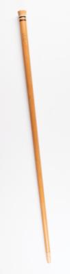 Lot #13 William McKinley: Wooden Relic Cane by William A. Hutchinson - Image 1