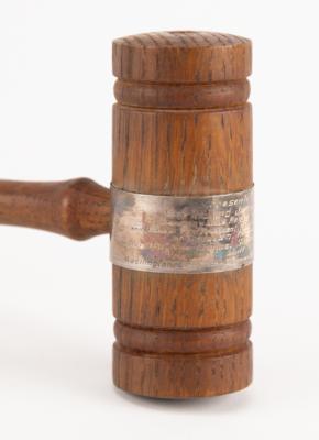 Lot #290 Yorktown Tavern: Wooden Relic Gavel - Image 4